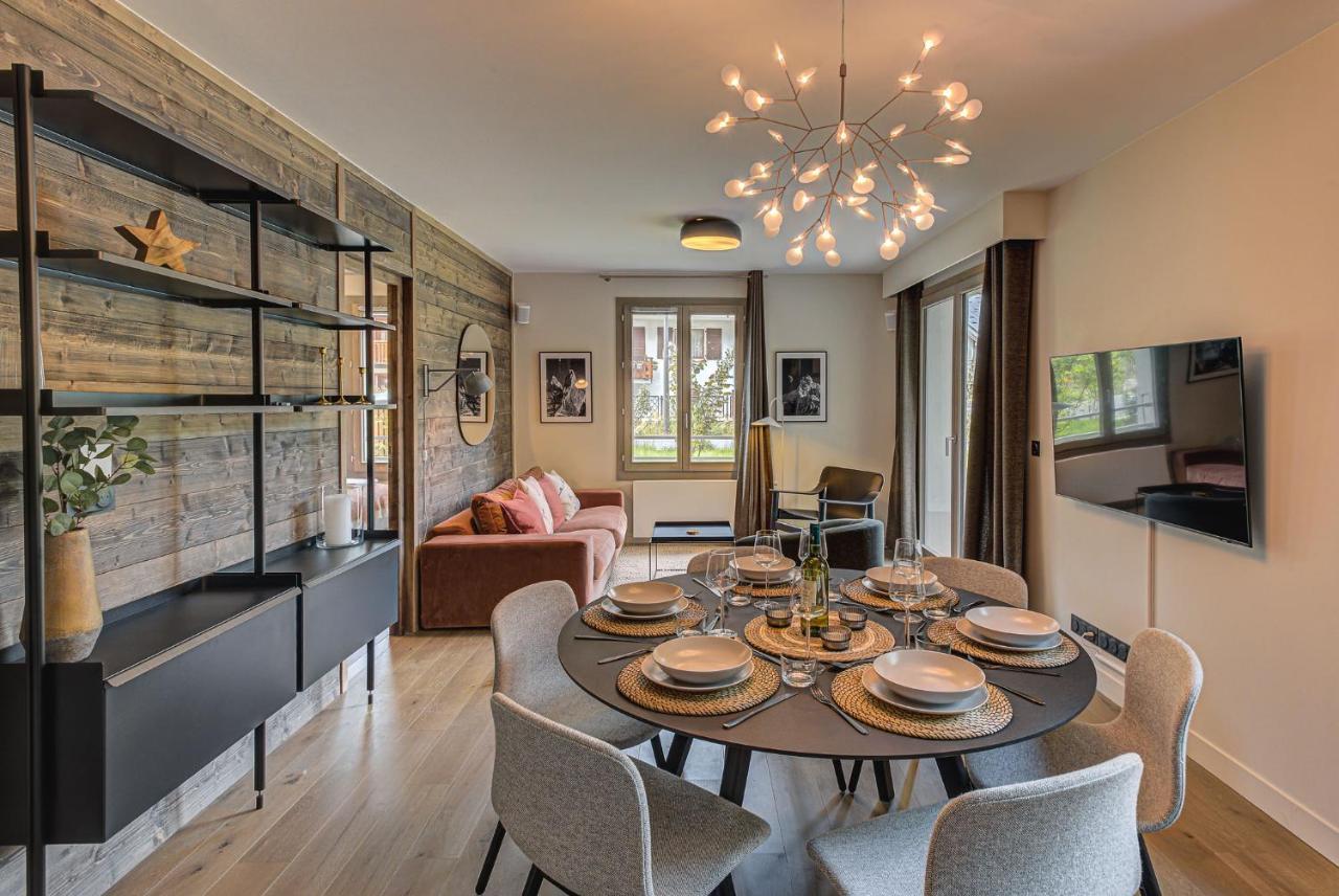 White Pearl A05 Modern Apartment Chamonix Alpes Travel Sleeps 4 To 6 Buitenkant foto